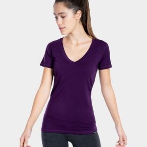 Woolly Brand Merino Women's Purple XL Tee
